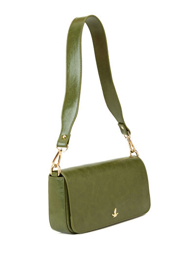 Beymen Club Women's Shoulder Bag With Khaki Logo - 3