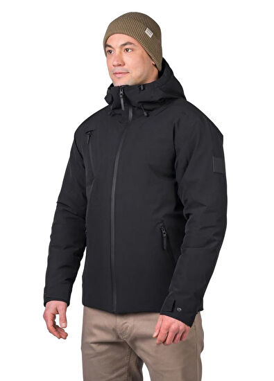 Hannah Derk II Anthracite Hooded Men's Outdoor Coat - 6
