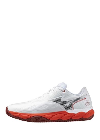 Mizuno Wave Enforce Court CC Beyaz Kırmızı Erkek Tenis Ayakkabısı - 3