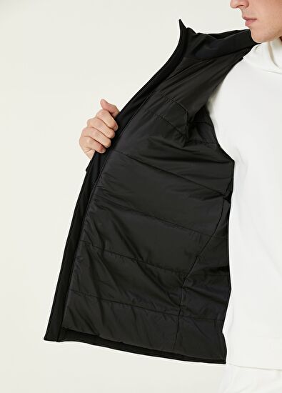 Beymen Club Black Hooded Coat with Sleeve Pocket Detail - 10