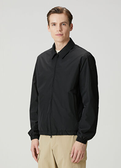 Siyah Kapüşonlu Mont - Görsel 4