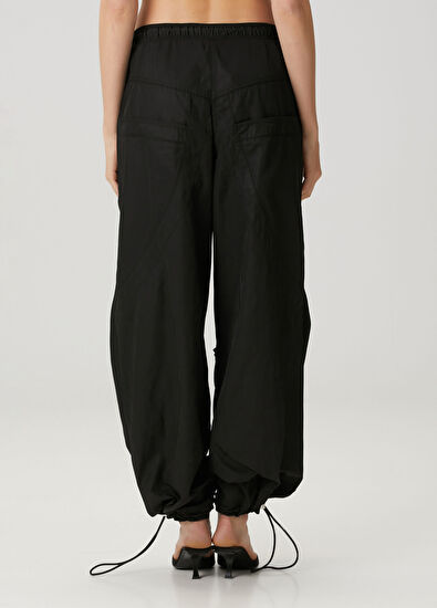 The Attico Siyah Kargo Pantolon - 4