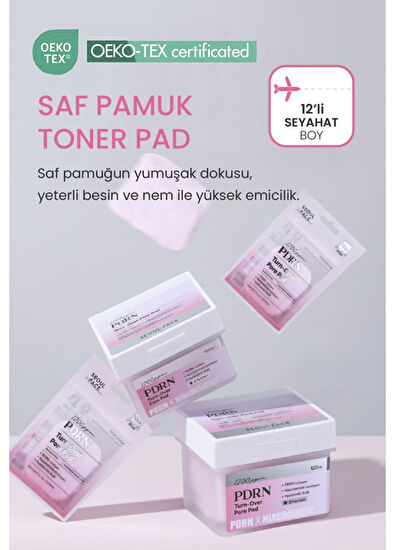 Dermal PDRN Toner Pad Gözenek Sıkılaştırıcı Cilt Yenileyici Tonik Ped 12 Adet - 5