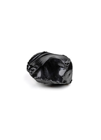 Lonjevite Kanat Şekilli Siyah Obsidyen Gua Sha - 4