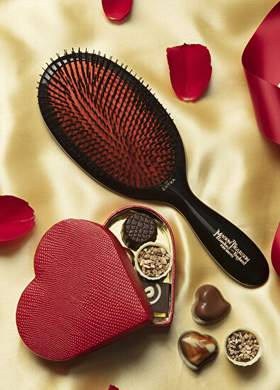 Mason Pearson Large Extra Boar Bristle B1 Dark Geniş Saç Fırçası - 5