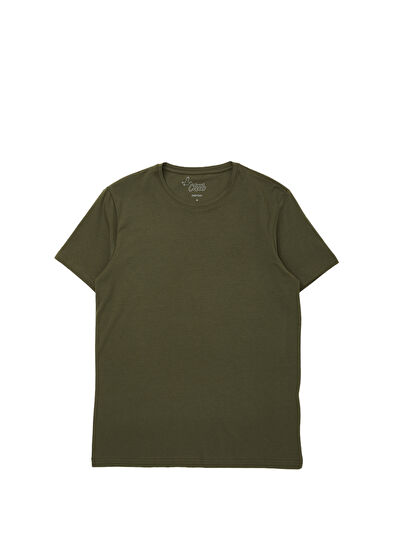 Beymen Club Haki Basic T-shirt - 7
