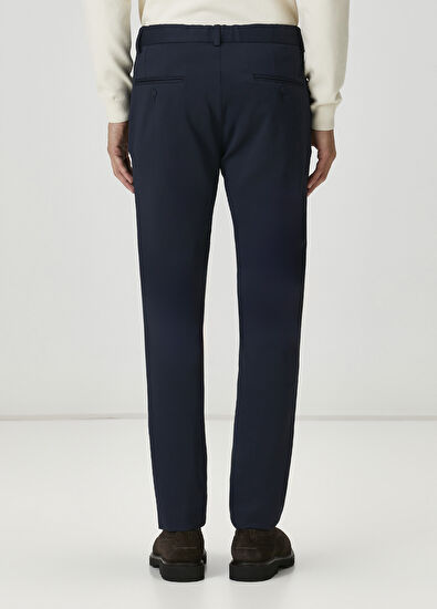 Beymen Club Navy Blue Waist Corded Sports Pants - 3