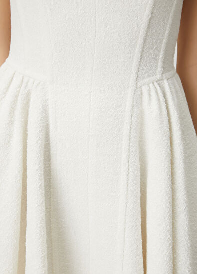 Beymen Club Kırık Beyaz Mini Elbise - 6