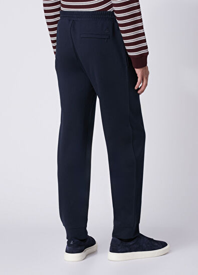Beymen Club Navy Blue Waist Corded Interlock Sweatpants - 3