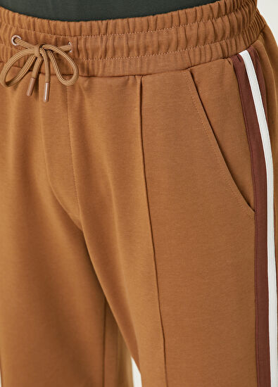 Beymen Club Camel Şerit Detaylı Jogger Eşofman Altı - 4