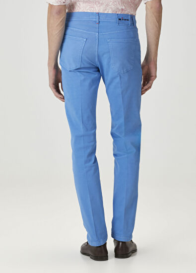 Kiton Açık Mavi Jean Pantolon - 3