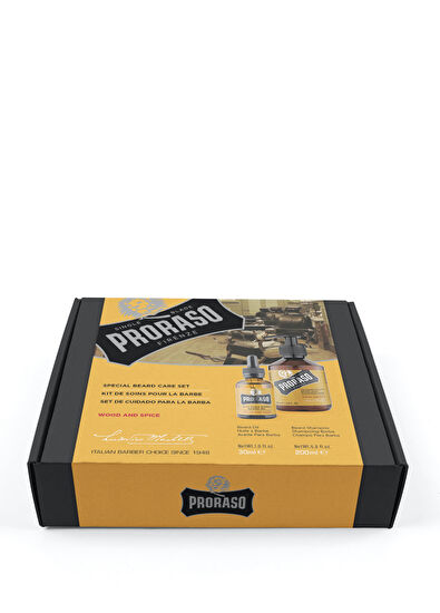 Proraso Duo Sakal Seti Bakım yağı ve Wood And Spice Şampuan - 5