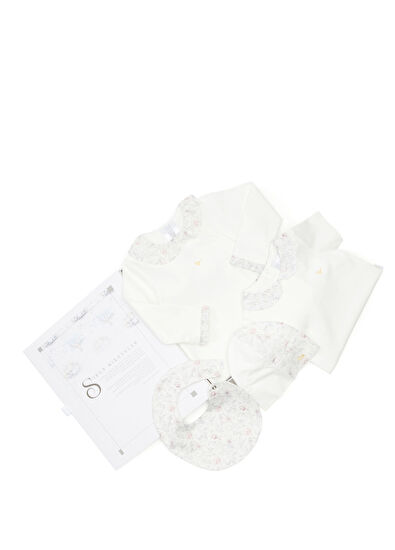 Ola Babies Flower Garden Patterned Baby Girl Jumpsuit Set - 4