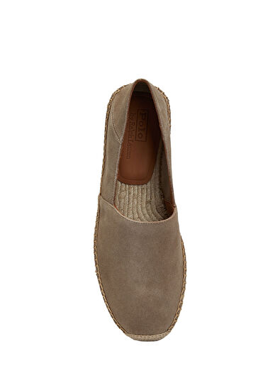 Cevio Koyu Bej Erkek Deri Espadril - Görsel 5