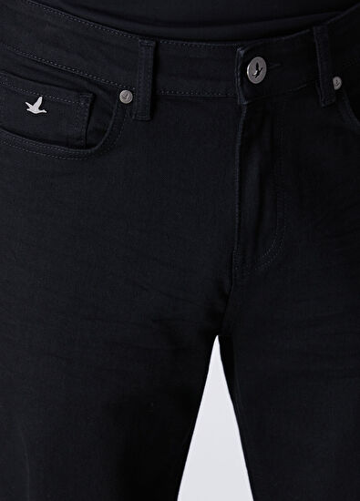 Beymen Club Slim Fit Dark Wash Black Lycra Jeans - 4