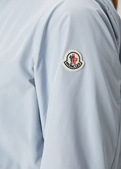 Enette Mavi Kapüşonlu Kısa Parka - Görsel 6