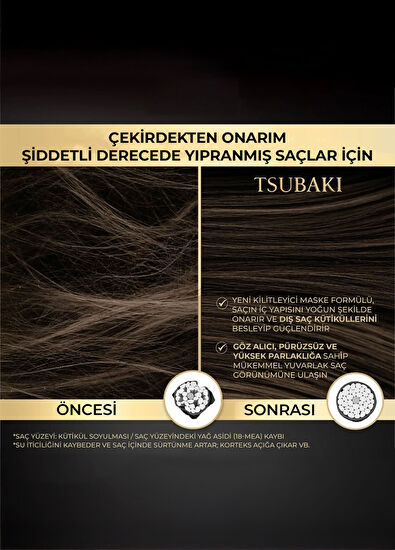 Tsubaki Premium Ex Repair Mask Onarıcı Saç Maskesi 180 g - 7