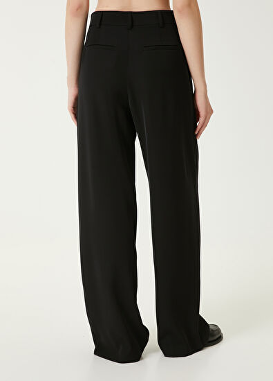 Beymen Club Siyah Pileli Palazzo Pantolon - 6