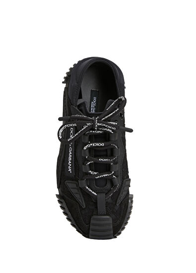 NS1 Siyah Kadın Deri Sneaker - Görsel 5