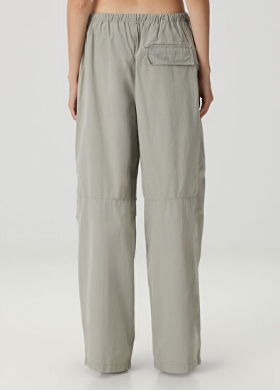 T by Alexander Wang Taş Logo Detaylı Pantolon - 4
