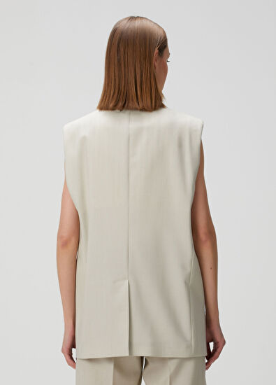 Golden Goose Beige Wool Vest - 4
