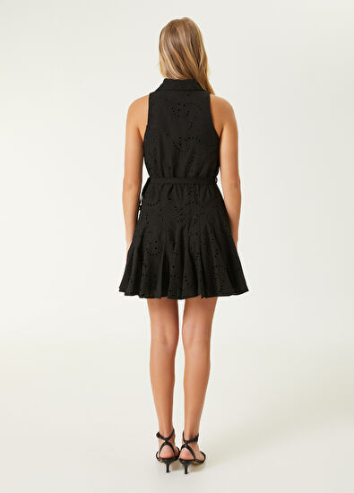 Beymen Club Siyah Mini Elbise - 6