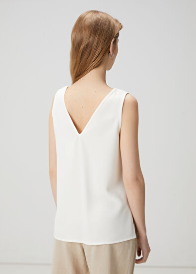 Beymen Club Kırık Beyaz Krep Atlet - 4