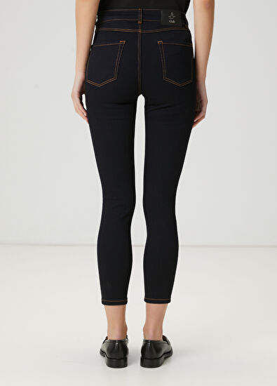 Beymen Club Skinny Fit Lacivert Organik Pamuk Jean Pantolon - 5