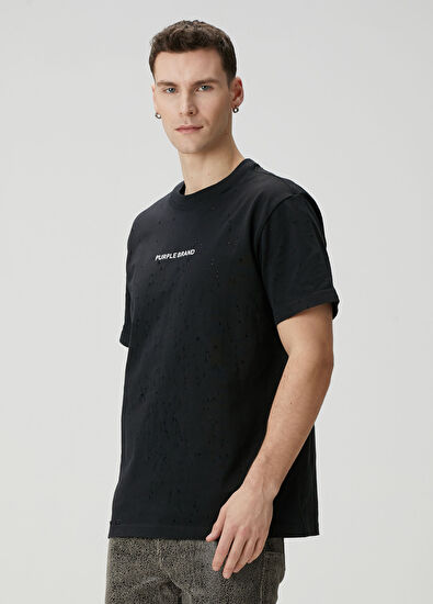 Purple Brand Siyah T-shirt - 3