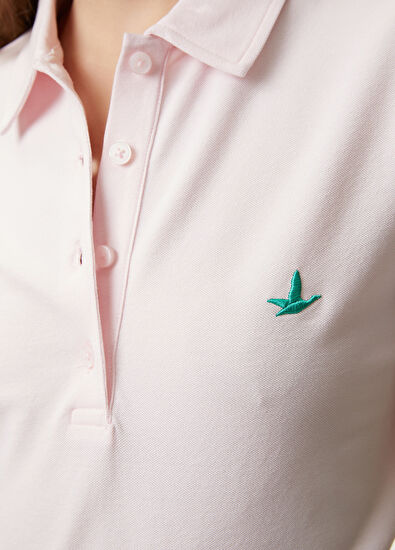 Beymen Club Açık Pembe Kontrast Logolu Polo T-shirt - 7