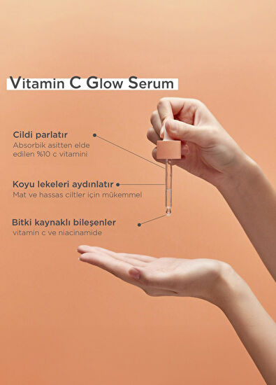 Hanskin Vitamin C Glow Serum C Vitaminli Aydınlatıcı Leke Giderici Cilt Serumu 30 ml - 3