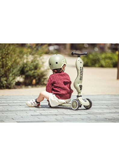 Scoot And Ride Highwaykick 1 2'si 1 Arada Oturaklı 3 Tekerlekli 1-5 Yaş Çocuk Scooter - 5