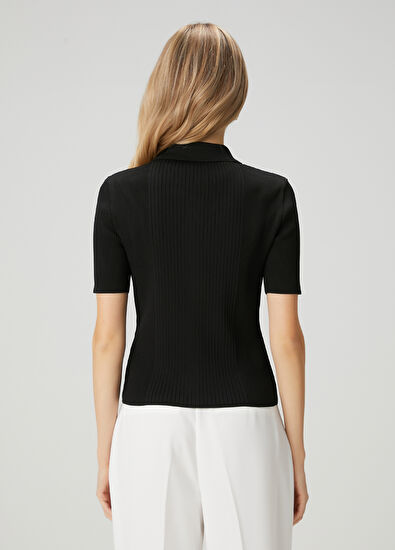 Beymen Club Black Fitted Knit Cardigan - 5