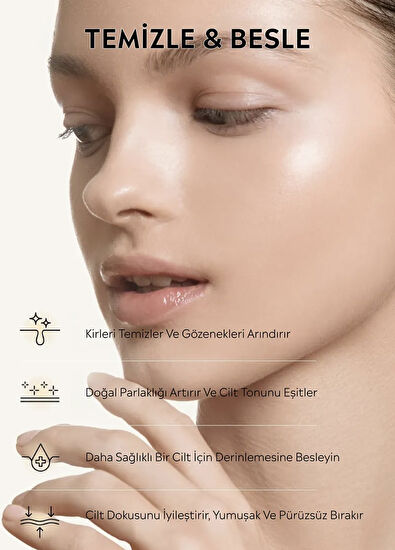 Hanskin Vitamin C Glow Powder Cleanser C Vitaminli Aydınlatıcı Yüz Temizleyici Toz 70 gr - 6