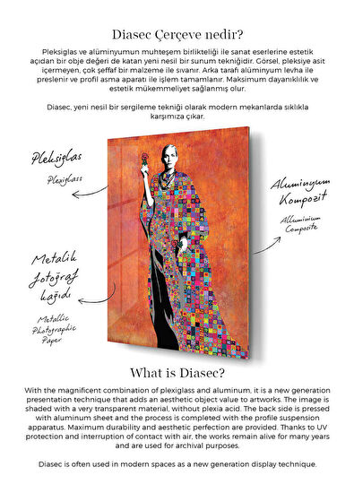 Lovinart My Authority by Jose Cacho Diasec Çerçeveli Tablo - 5