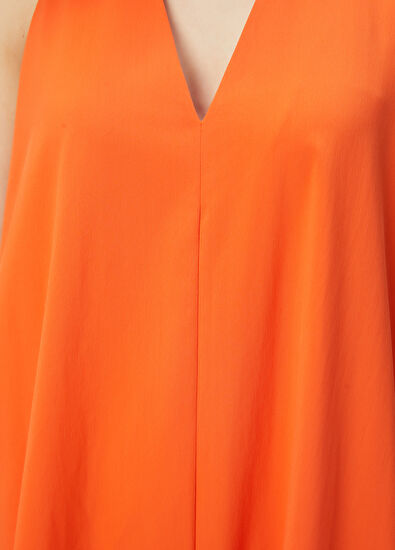 Beymen Club Mercan Evaze Midi Elbise - 6