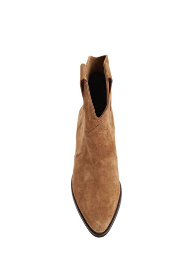 Beymen Club Tobacco Women's Suede Western Boots - 4