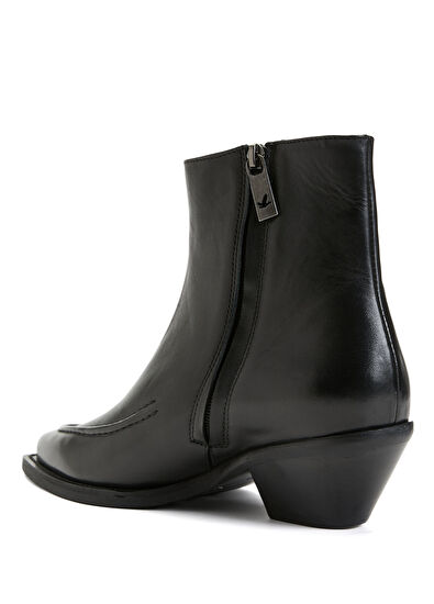 Beymen Club Black Womens Leather Boots - 3