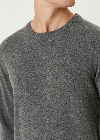 Beymen Club Grey Melange Cashmere Sweater - 6