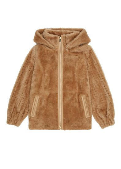 Beymen Club Deve Tüyü Kapüşonlu Kuzu Kürkü Kaban - 7