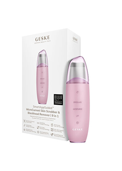 Geske MicroCurrent Skin Scrubber & Blackhead Remover Titreşimli Mikro Akım Pink Siyah Nokta Temizleme Bakım Cihazı  - 7