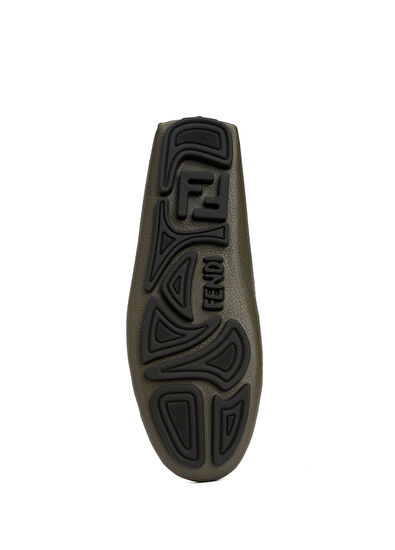 Haki Erkek Deri Driver - Görsel 6