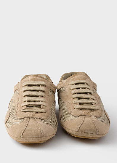 Prada Montecarlo Re-Edition 2005 Suede and Mesh Men's Sneakers - 5