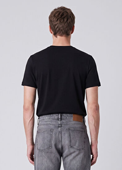 Beymen Club Regular Fit Siyah Basic T-shirt - 5