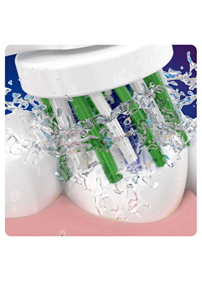 Oral-B EB50 Pro Cross Action 9'lu Beyaz Diş Fırçası Yedek Başlığı - 5