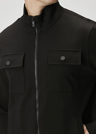 Beymen Club Siyah Jersey Ceket - 5