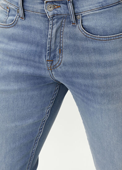 7 For All Mankind Slimmy Light Blue Jeans - 4