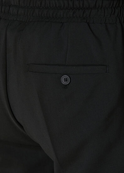 Academia Siyah Beli Kordonlu Palermo Yün Pantolon - 5