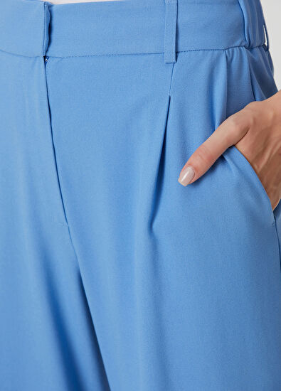 Beymen Club Blue Wide-Leg Trousers - 5