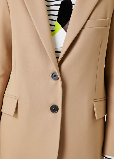 Beymen Club Bej Boyfriend Ceket - 5